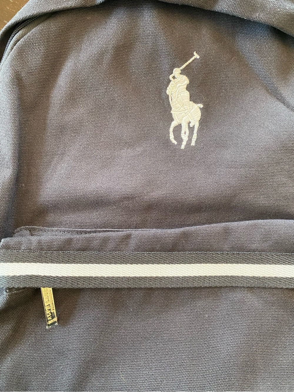 Polo by Ralph Lauren Dark Blue Backpack with White Logo - Picture 4 of 5